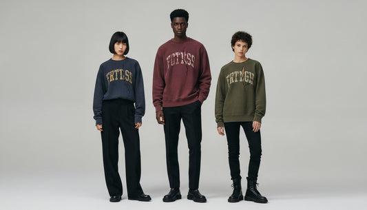 Vintage collegiate sweatshirts: the sustainable rebellion of heavy fleece