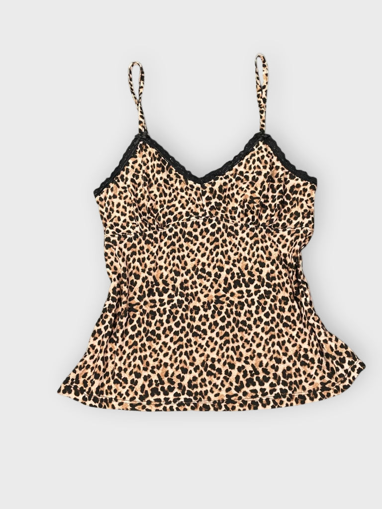 Rene Rofe Jaguar Print Lingerie Top (S)