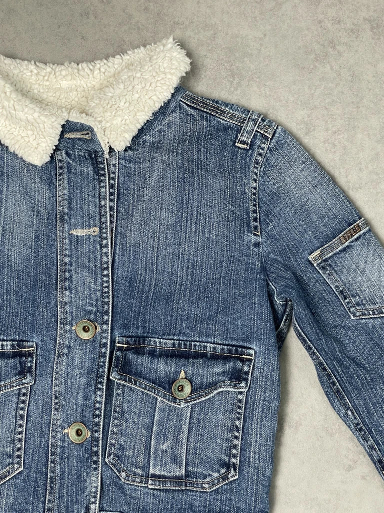 Rifle 1958 Jeans Fur Jacket (XS)