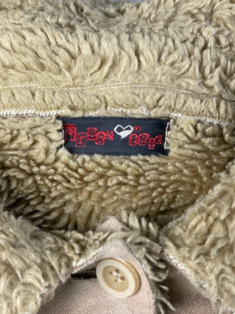 detail view, Fur Jacket, vintage Y2K second hand piece