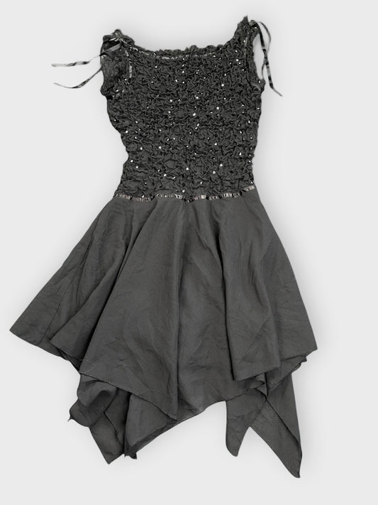 front view, Ruby Rox Paisley Halter Vintage Dress, vintage Y2K second hand piece