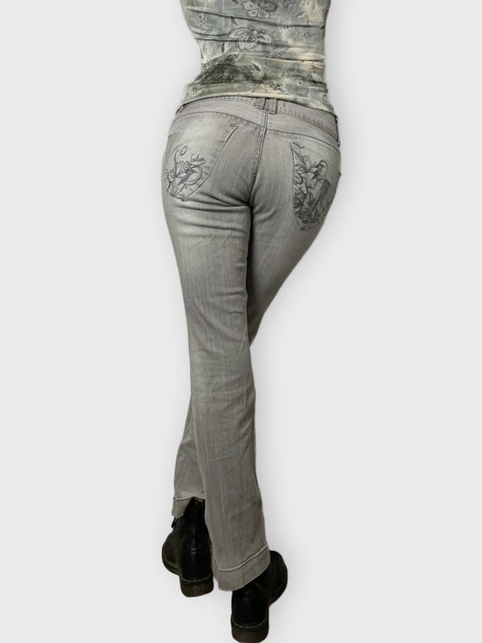Narrow Straight Leg Pants (S)