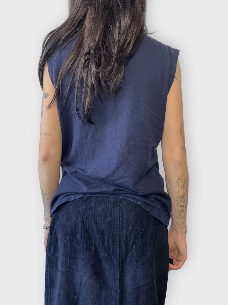 back view, Lacoste Tank Top, vintage Y2K second hand piece