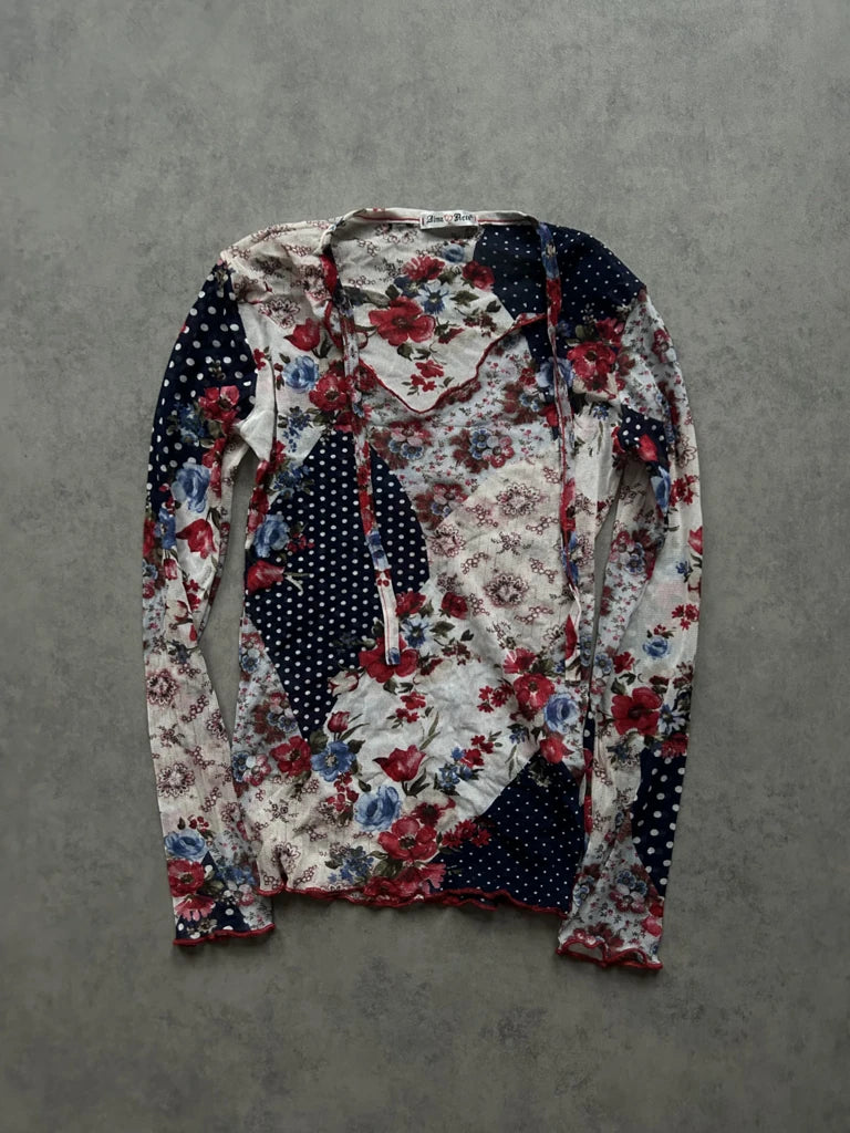 detail view, Alma Aero Vintage Long Sleeve Top, vintage Y2K second hand piece, image 6