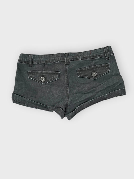back view, Wallflower Wall Flower Black Vintage Chino Hotpants, vintage Y2K second hand piece