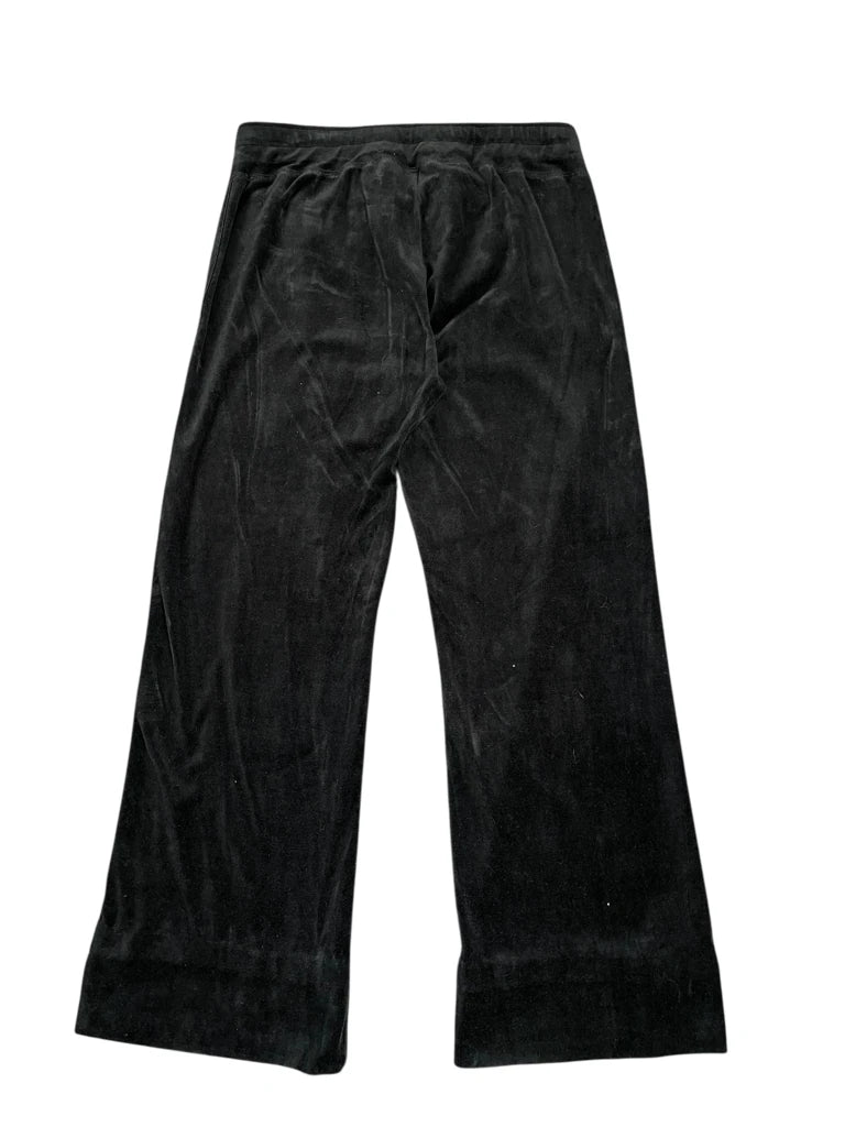 back view, Zumba Black Rhinestone Pants, vintage Y2K second hand piece