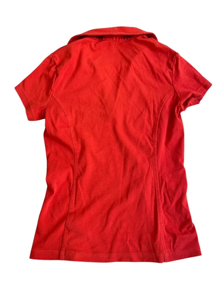 detail view, Tommy Hilfiger hot serve – tennis core polo, vintage Y2K second hand piece, image 6