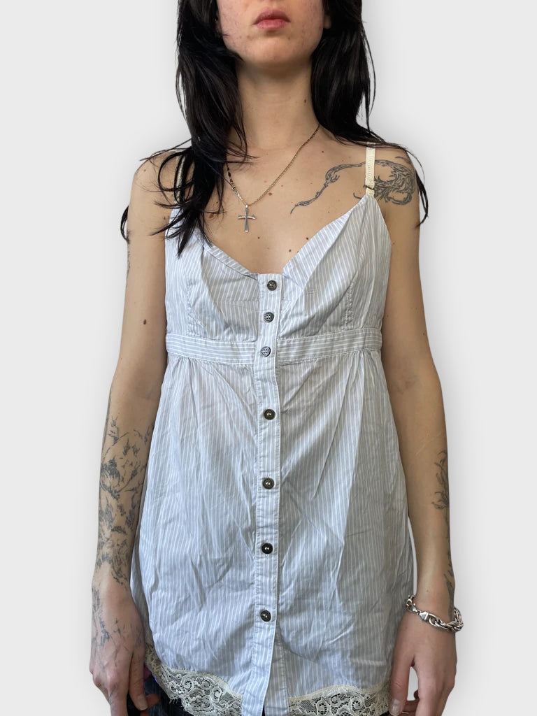 front view, Dolce & Gabbana Top, vintage Y2K second hand piece