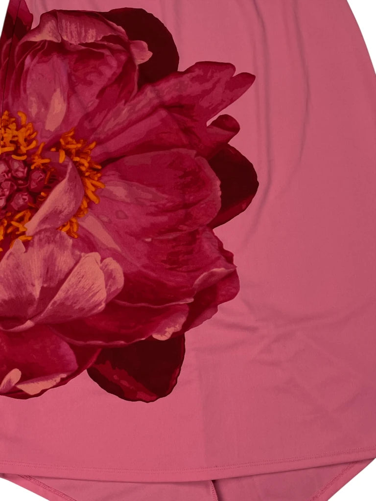 detail view, Express Peony Bloom Statement Skirt, vintage Y2K second hand piece, image 4