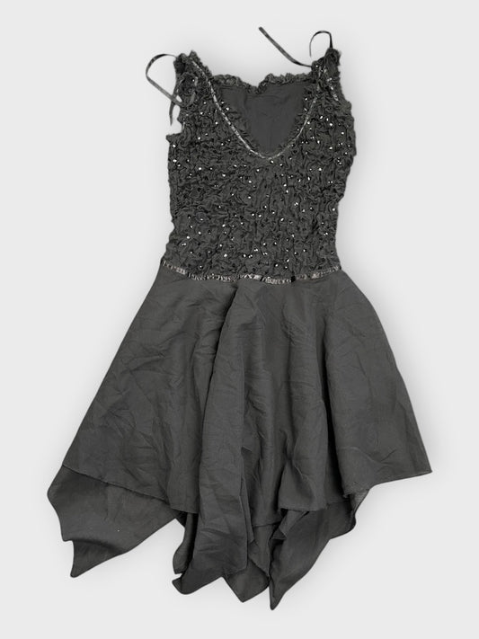 back view, Ruby Rox Paisley Halter Vintage Dress, vintage Y2K second hand piece
