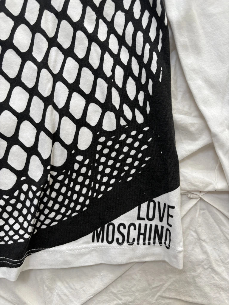 detail view, Love Moschino Motif Long Sleeve, vintage Y2K second hand piece, image 5
