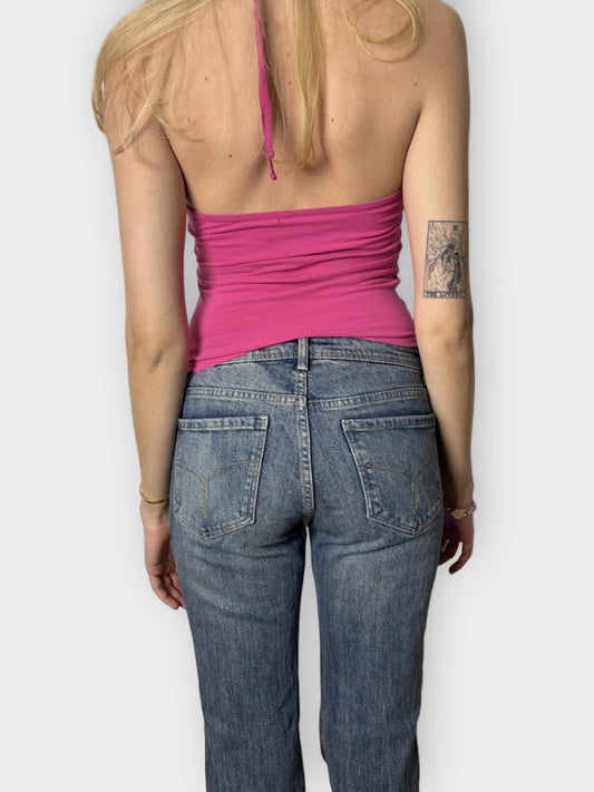 Pink Halter Top (S)