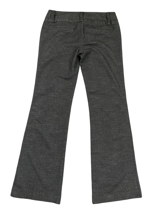 back view, Stooshx Charcoal Pinstripe Slim Bootcut Suit Pants, vintage Y2K second hand piece