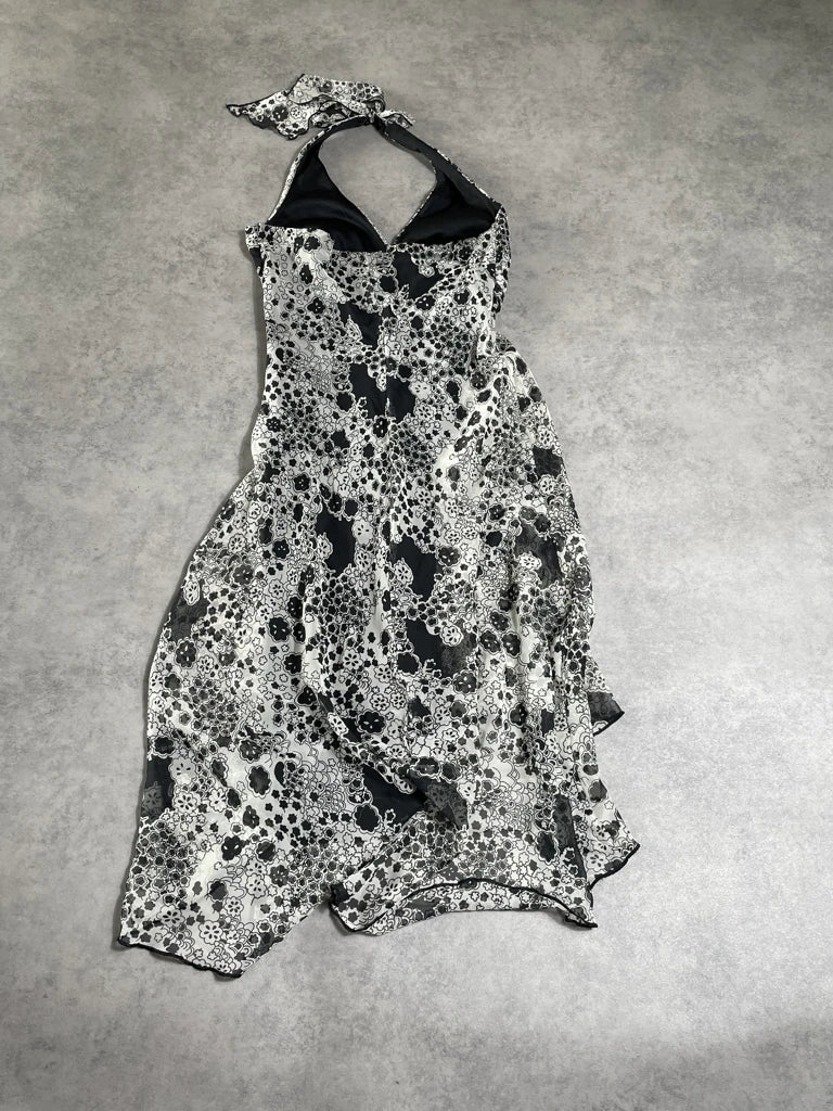 detail view, Speechless flower night dress, vintage Y2K second hand piece, image 5