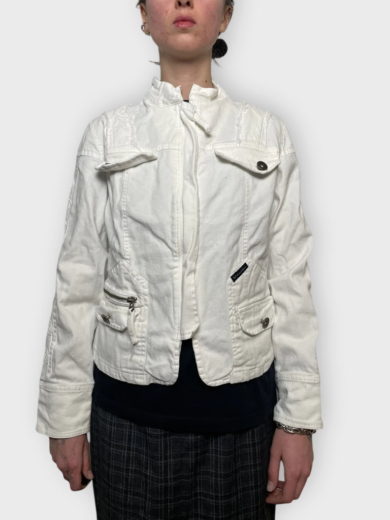 front view, Dolce & Gabbana Jeans Jacket, vintage Y2K second hand piece