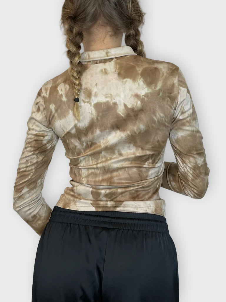 back view, Long Sleeve Top, vintage Y2K second hand piece
