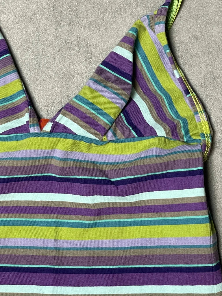 detail view, Gallo Striped Top, vintage Y2K second hand piece, image 4