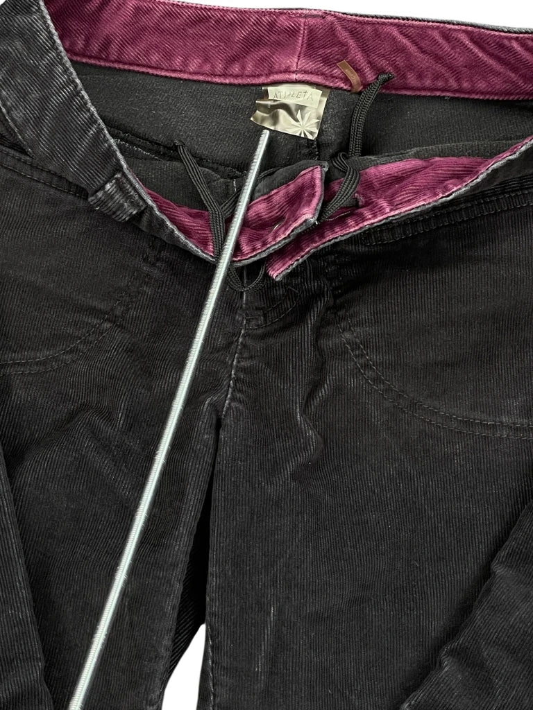 detail view, Athleta Black Stretch Pants, vintage Y2K second hand piece, image 4