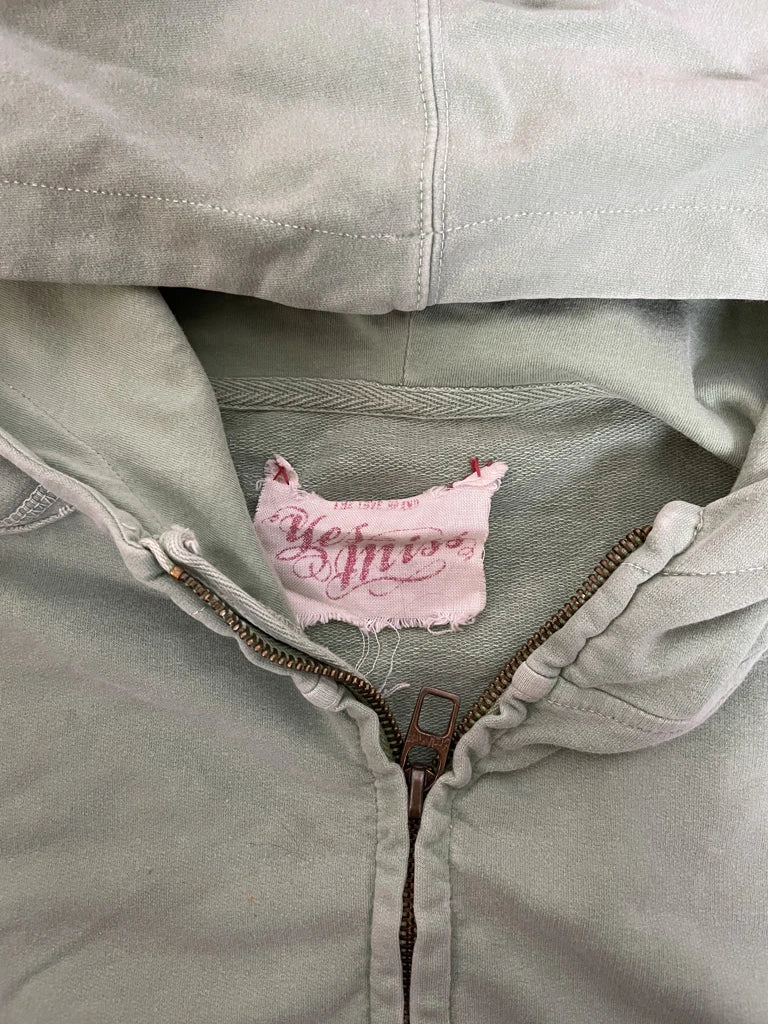 detail view, Yes Miss Sweatshirt Jacket, vintage Y2K second hand piece, image 5