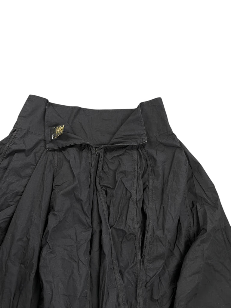 detail view, Grace Elements Eclipse Black Cotton Maxi Skirt, vintage Y2K second hand piece