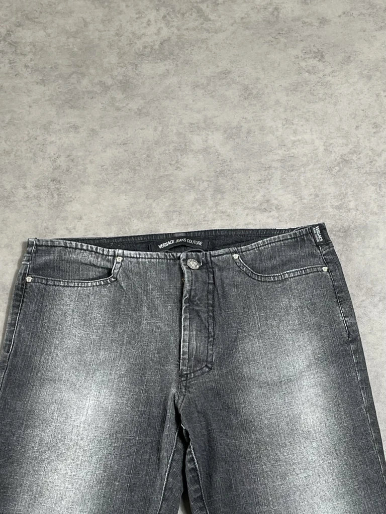 detail view, versace jeans, vintage Y2K second hand piece