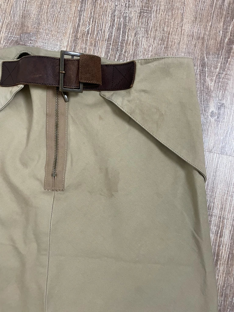 detail view, Crist Inaffe? Skirt with Belt, vintage Y2K second hand piece