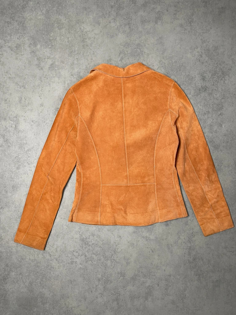 detail view, Sago Real Leather Jacket, vintage Y2K second hand piece, image 5