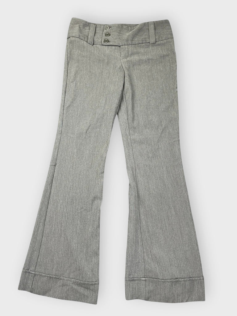 front view, Alloy Grey Suit Pants, vintage Y2K second hand piece