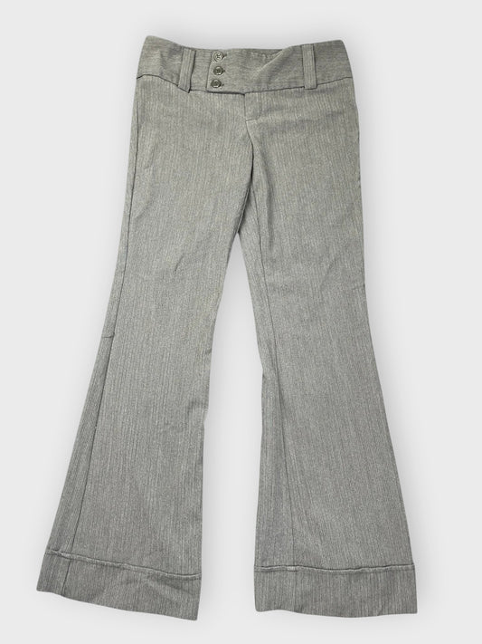 front view, Alloy Grey Suit Pants, vintage Y2K second hand piece