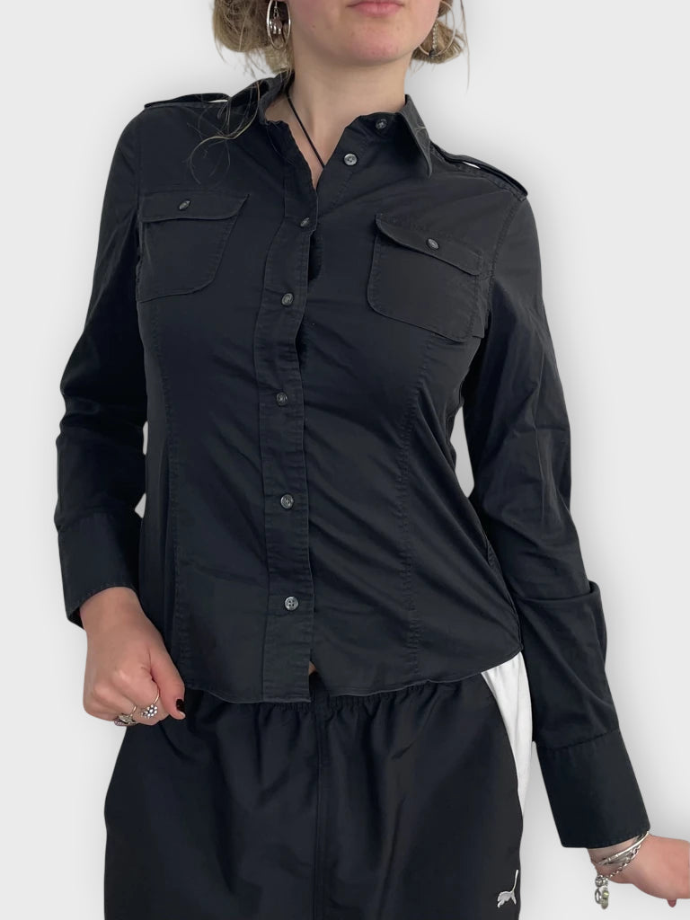 front view, Tiger Classic Shirt, vintage Y2K second hand piece