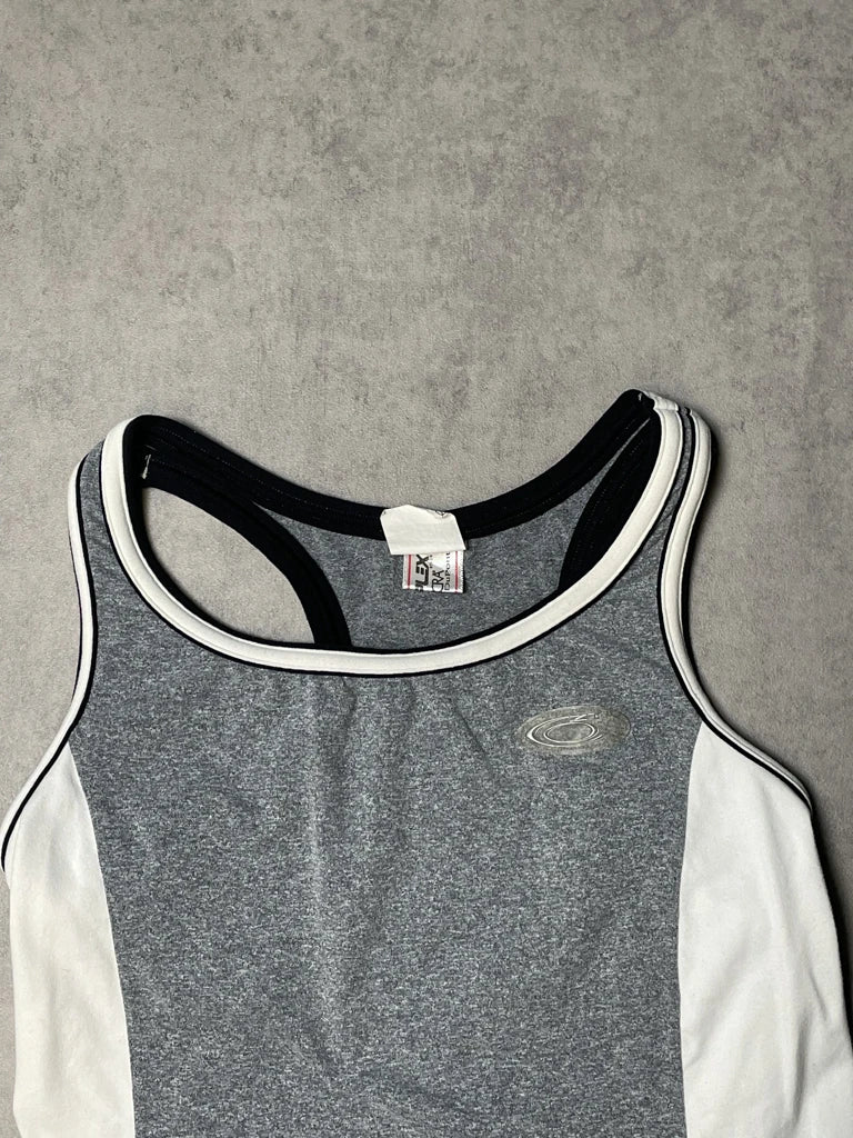 detail view, Suprex Tank Top, vintage Y2K second hand piece
