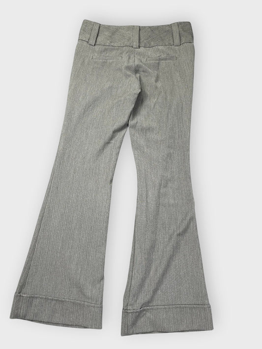 back view, Alloy Grey Suit Pants, vintage Y2K second hand piece