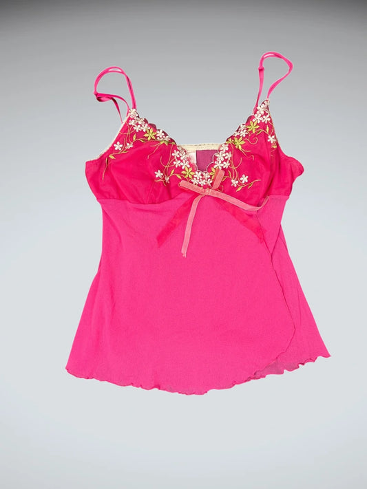 front view, Victoria's Secret Victoria’s Secret Pink Lingerie Top, vintage Y2K second hand piece