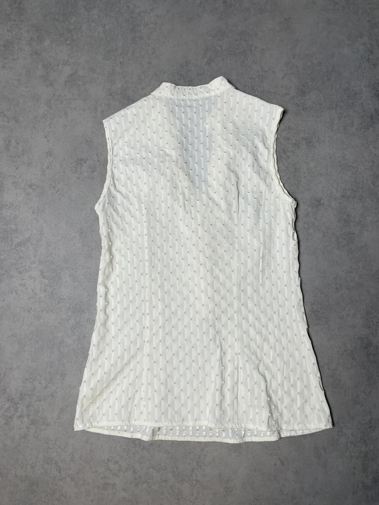 detail view, Sleeveless Shirt, vintage Y2K second hand piece, image 5