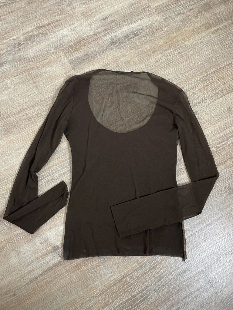 detail view, Zapping Long Sleeve Shirt, vintage Y2K second hand piece, image 4