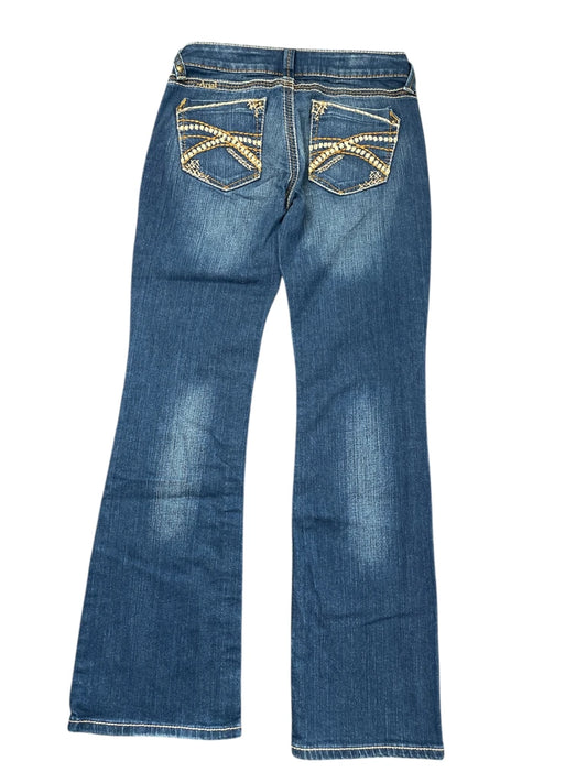 back view, Ariat Blue Bootcut Jeans, vintage Y2K second hand piece