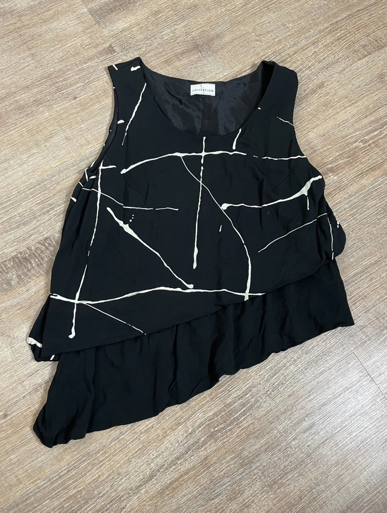 detail view, Collection Asymmetrical Top, vintage Y2K second hand piece, image 6
