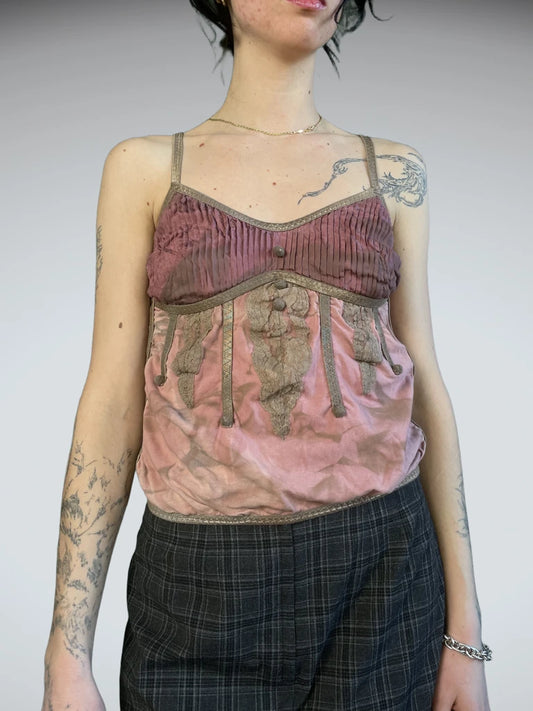 front view, Stefanel Basic Top, vintage Y2K second hand piece