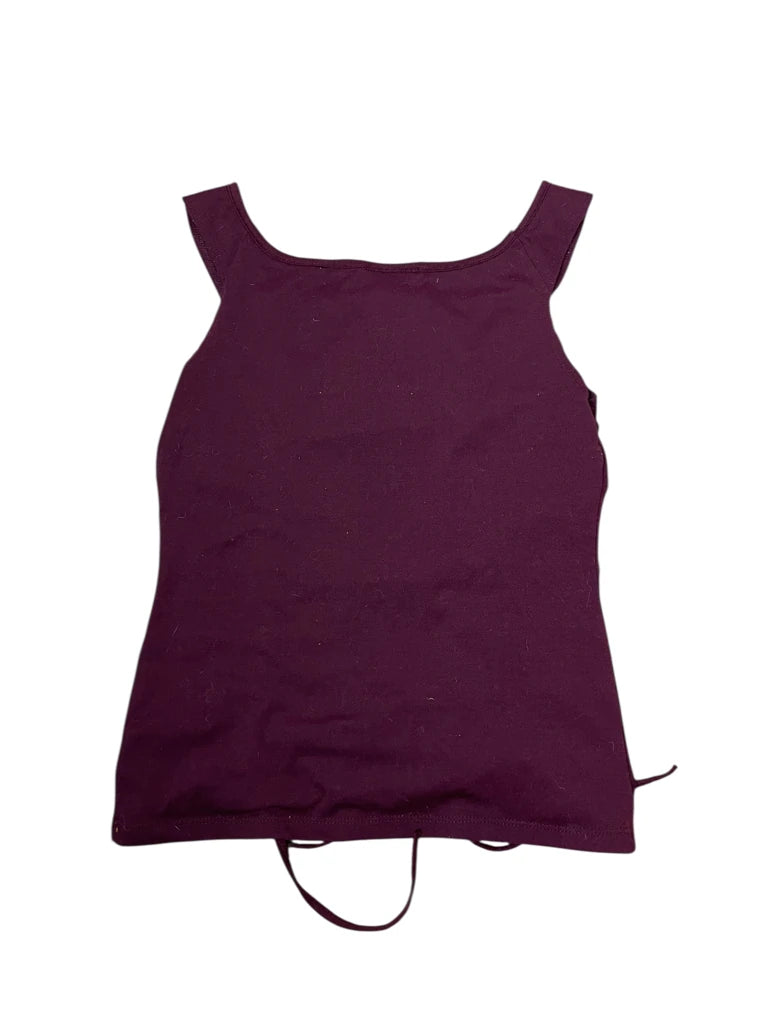 detail view, Nitro Brand Plum Tension – Strappy Drawstring Top (S?), vintage Y2K second hand piece, image 6