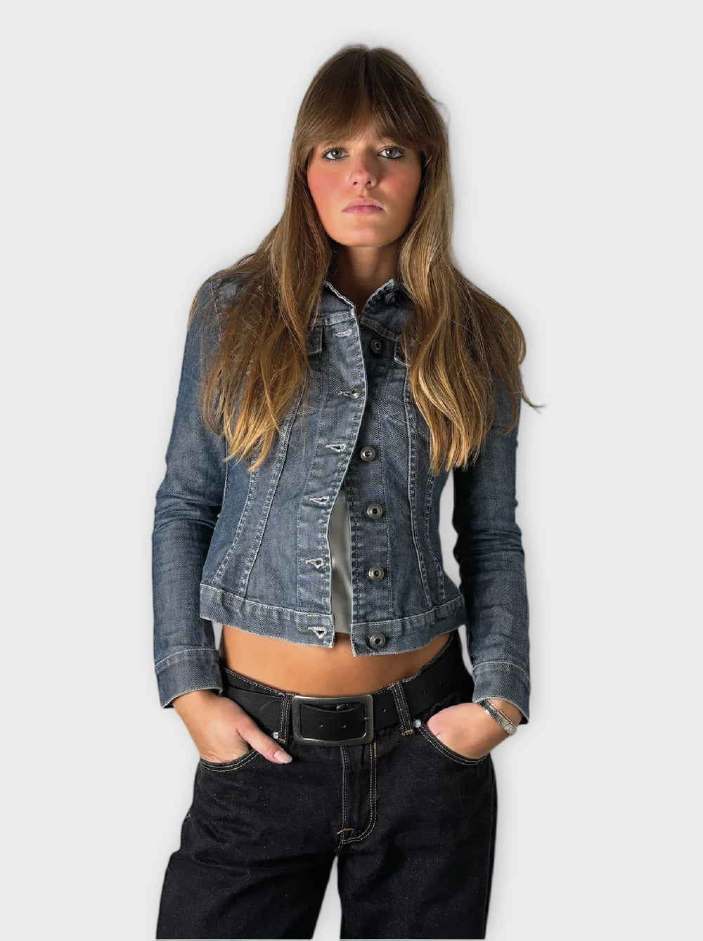 French Connection Tailored Denim Blazer Women (S)