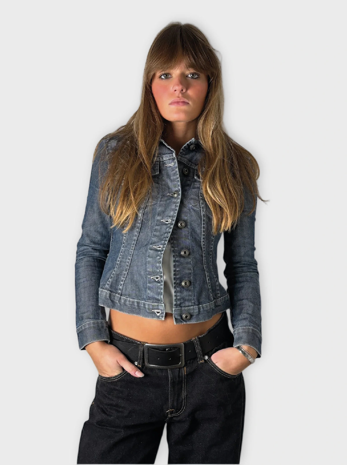 French Connection Tailored Denim Blazer Women (S)