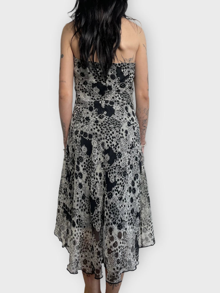 back view, Speechless flower night dress, vintage Y2K second hand piece