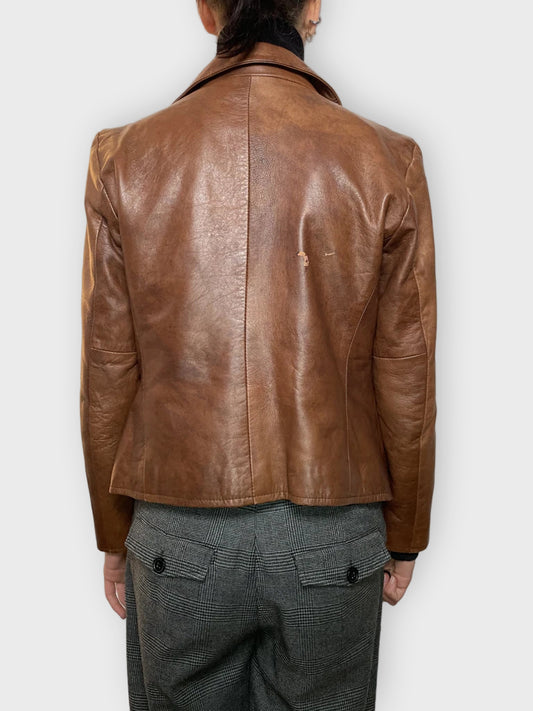 back view, Giubipel JacketGiubipe l Leather, vintage Y2K second hand piece