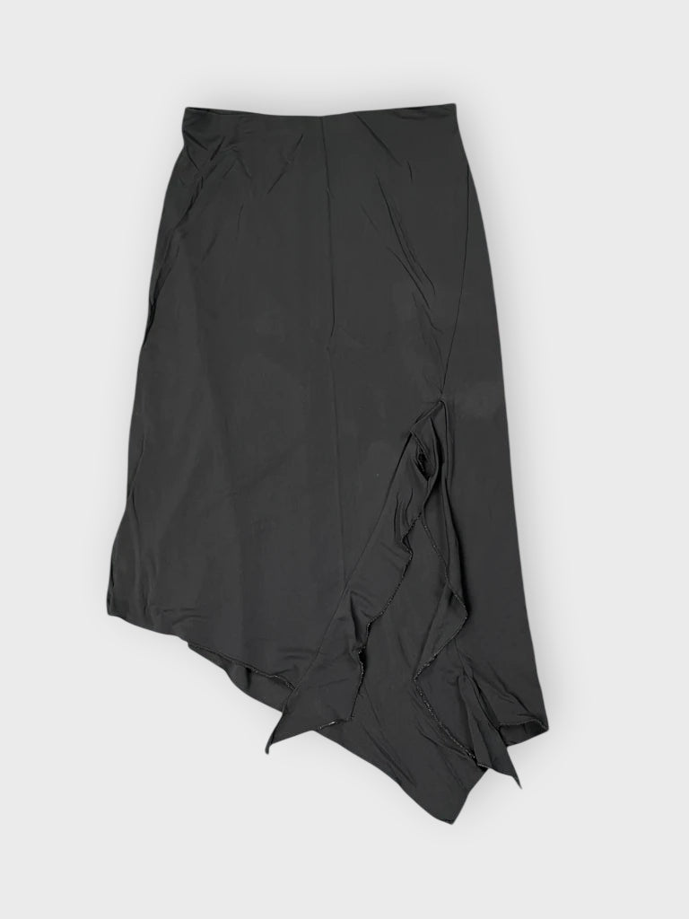 front view, Express Chic Asymmetric Skirt, vintage Y2K second hand piece
