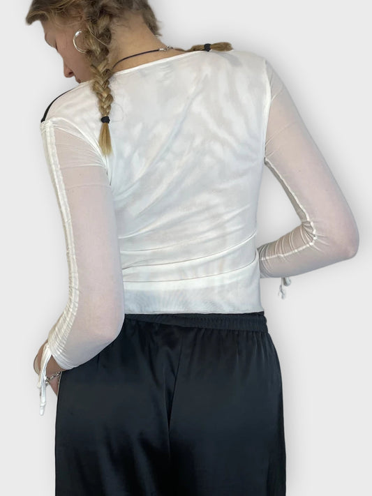 back view, Mood-I Long Sleeve Shirt, vintage Y2K second hand piece