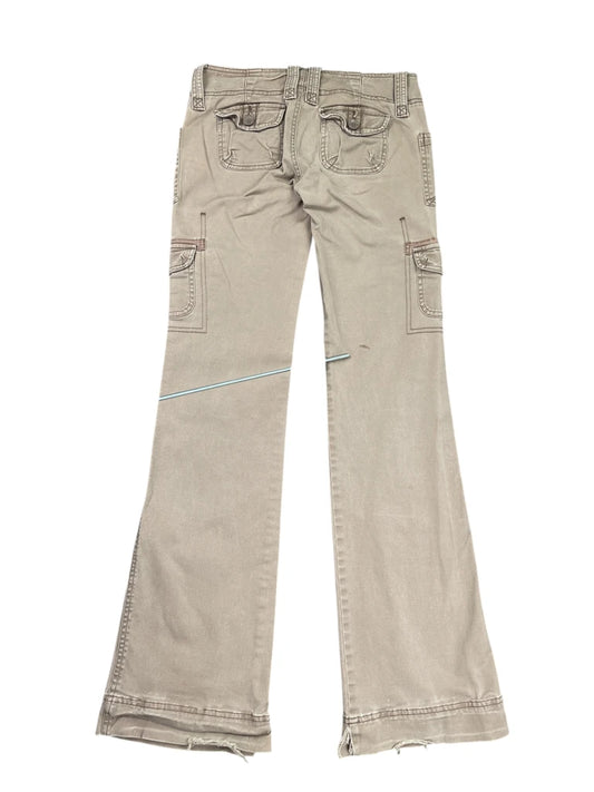 back view, Hollister Earthtone Brown Jeans, vintage Y2K second hand piece