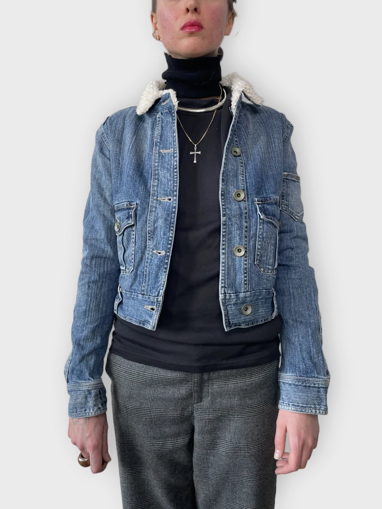 Rifle 1958 Jeans Fur Jacket (XS)