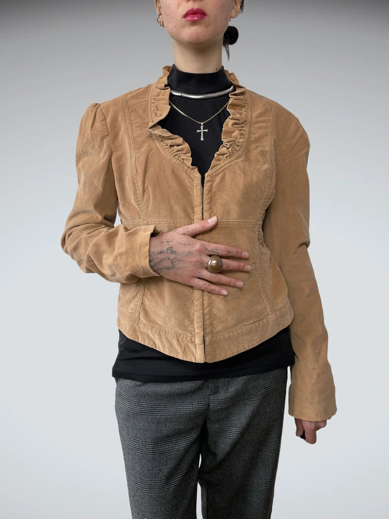 front view, Scrupoli Coquette Jacket, vintage Y2K second hand piece