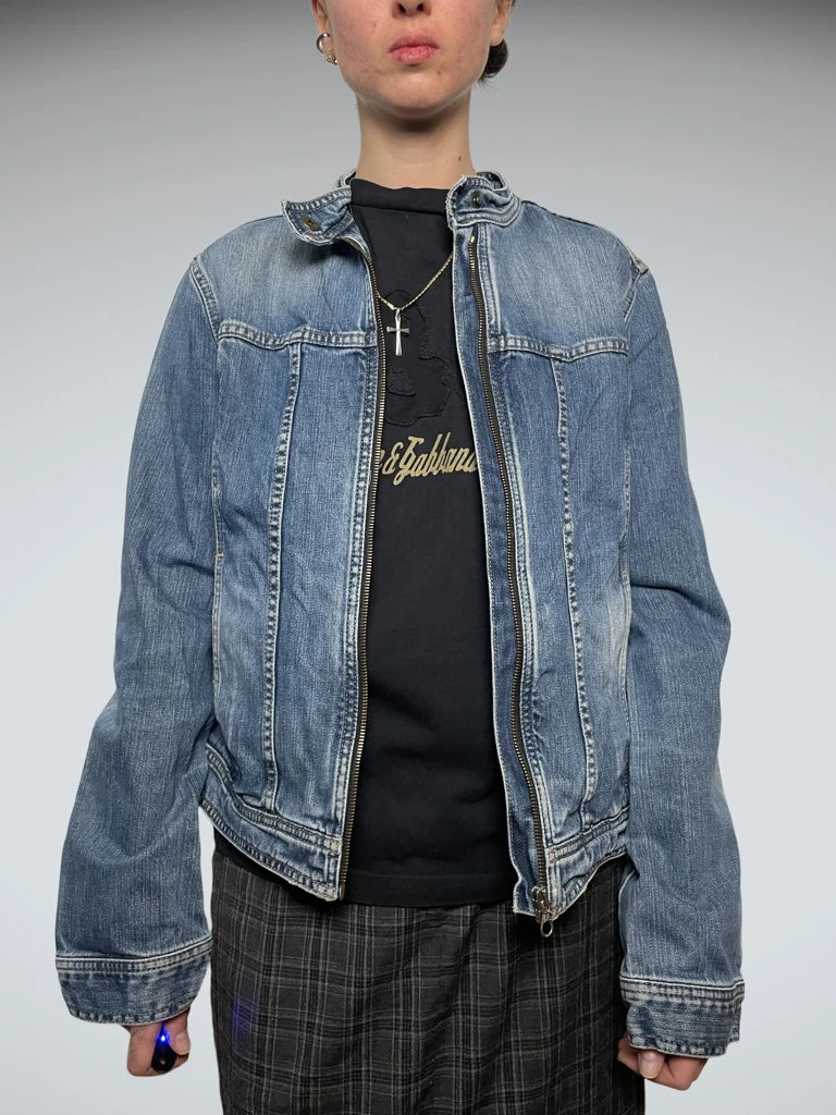 front view, Jeans Jacket, vintage Y2K second hand piece