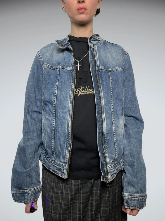 front view, Jeans Jacket, vintage Y2K second hand piece
